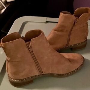 Tan Suede Ankle Boots